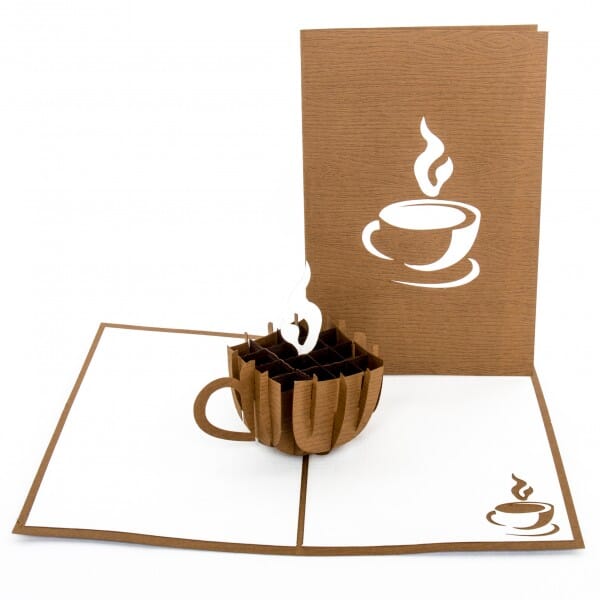 Colognecards Pop-Up Karte Coffee Cup