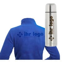 Outdoor-SET (Fleecejacke + Thermoskanne)