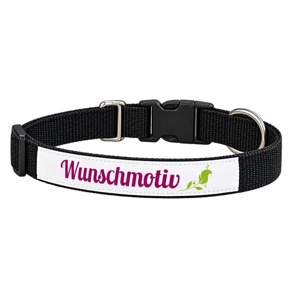 Tierhalsband mit individuellem Aufdruck (44–58 cm)