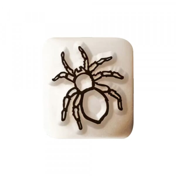 LaDot Stein - &quot;Spinne&quot; (1,5 x 1,5 cm) - Temporärer Tattoo Stempel