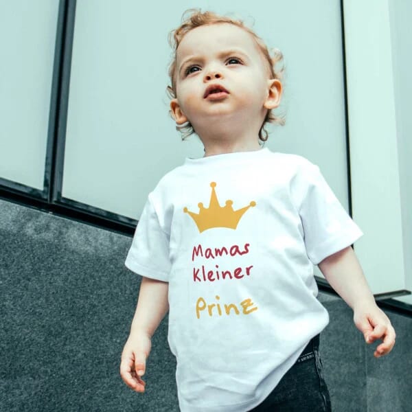 Kinder T-Shirt &quot;Mamas kleiner Prinz&quot;