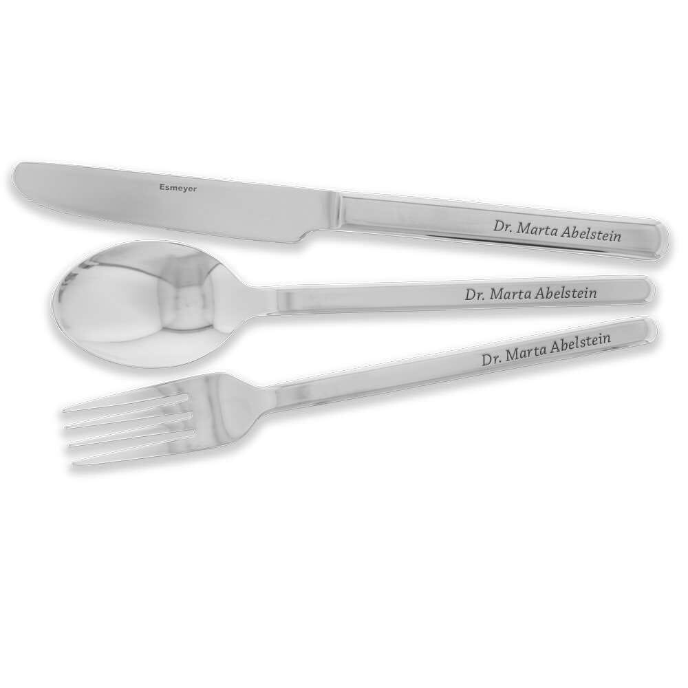 Besteck (3-teilig) mit individueller Gravur | gravur-fabrik.de