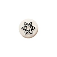 LaDot Stein &quot;Blume 2&quot; (1,5 x 1,5 cm) - Temporärer Tattoo Stempel