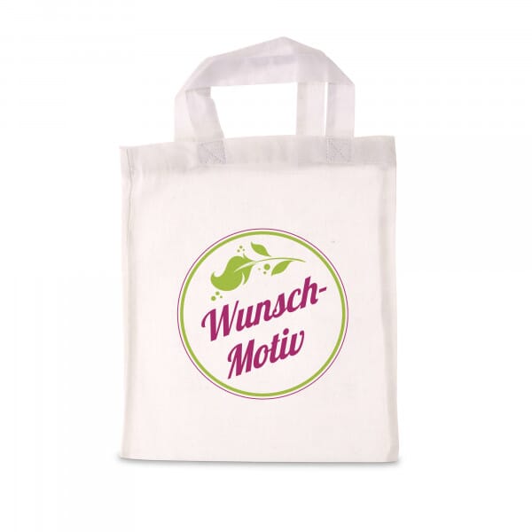 Kleine Stofftasche / Apothekertasche individuell bedrucken lassen – 4-farbiger Druck