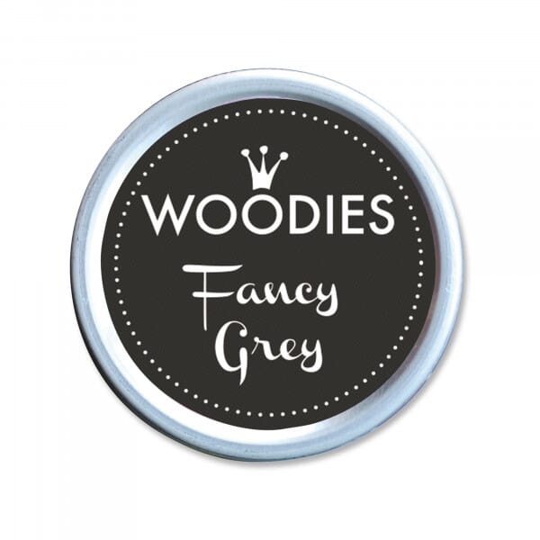 Woodies Stempelkissen Grau – Fancy Grey / Fingerabdruck Stempelkissen