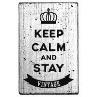 SALE - Vintage Stempel &quot;Keep calm and stay vintage&quot;
