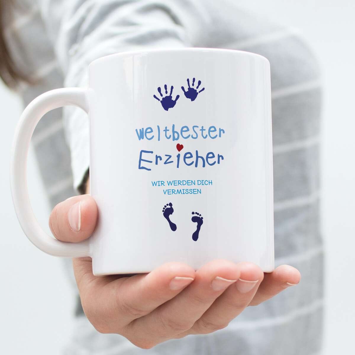 Turnbeutel "Erzieherin Trinken Nicht Nur Kaffee" – Witziger Stoffbeutel Mit Kordelzug, 12 Liter, Geschenk Für Erzieherinnen