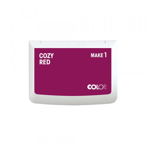 COLOP MAKE Stempelkissen dunkelrot (cozy red)