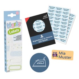 Bügeletiketten für Kleidung 