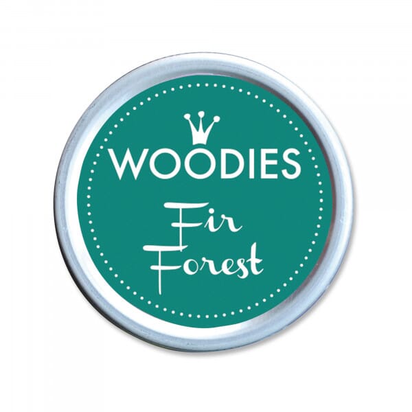 Woodies Stempelkissen Grün – Fir Forest / Fingerabdruck Stempelkissen