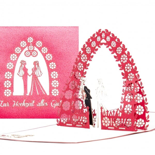 Colognecards Pop-Up Karte Lesbian Wedding