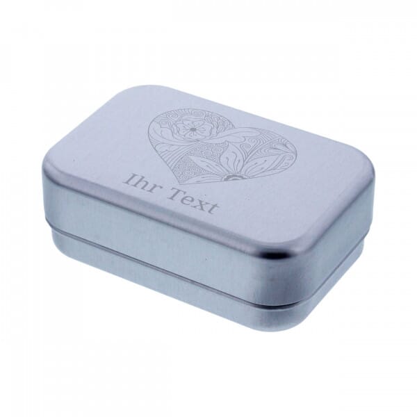 Seifendose &quot;Zentangle&quot; mit Motiv &amp; Individualisierung