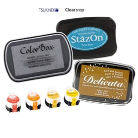 Stempelkissen Tsukineko + Clearstamp