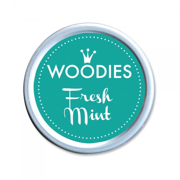 Woodies Stempelkissen Türkis – Freh Mint / Fingerabdruck Stempelkissen