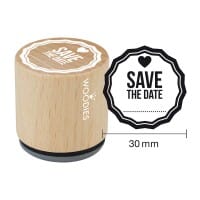 Woodies Stempel - Save the Date Motiv 2 W03006