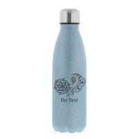 &quot;Zentangle&quot; Isolierte Trinkflasche aus Edelstahl in 4 verschiedenen Glitzer-Farben
