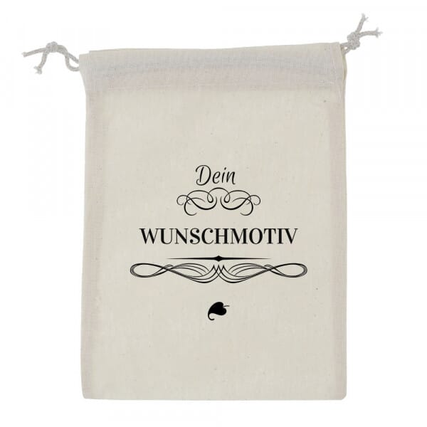 Personalisierbarer Brotbeutel / Brötchenbeutel aus Baumwolle