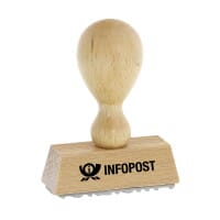 Holzstempel INFOPOST (50 x 9 mm)