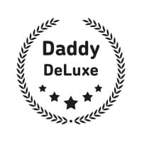 Vatertag Holzstempel - Daddy deluxe (Ø 40 mm)