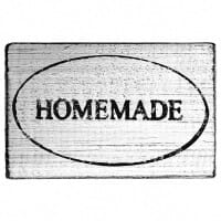 SALE - Vintage Stempel &quot;Homemade&quot; mit Rahmen