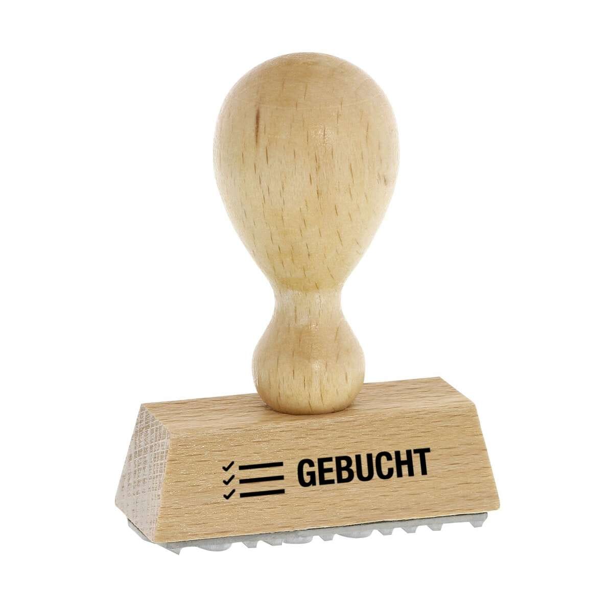 Holzstempel Kontierung / Buchhaltung 100x60 mm Holzstempel Kontierung / Buchhaltung 100x60 mm