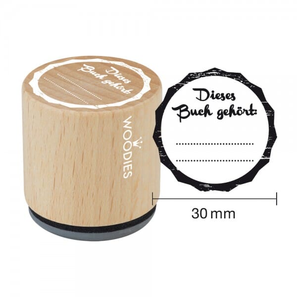Woodies Stempel - Dieses Buch gehört W08006