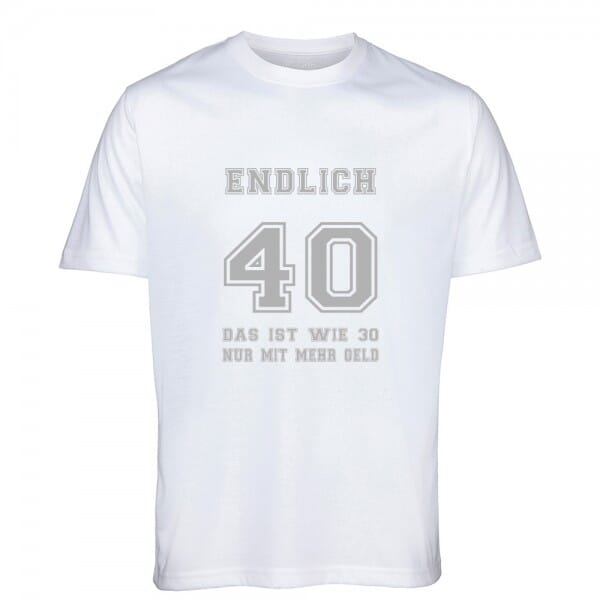 40sten Geburtstag Happy Birthday T-Shirt Garantiert Original seit 40 Jahren 40 