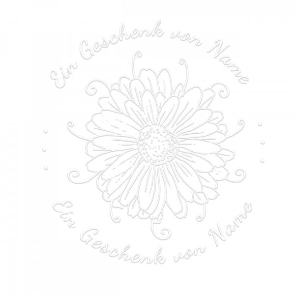 Monogramm-Prägezange 51 mm rund- Ein Geschenk von