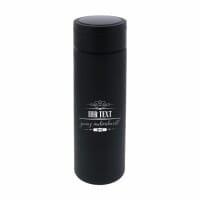 Thermosflasche mit LED-Anzeige &quot;Badges&quot; Label Schnörkel &amp; Individualisierung