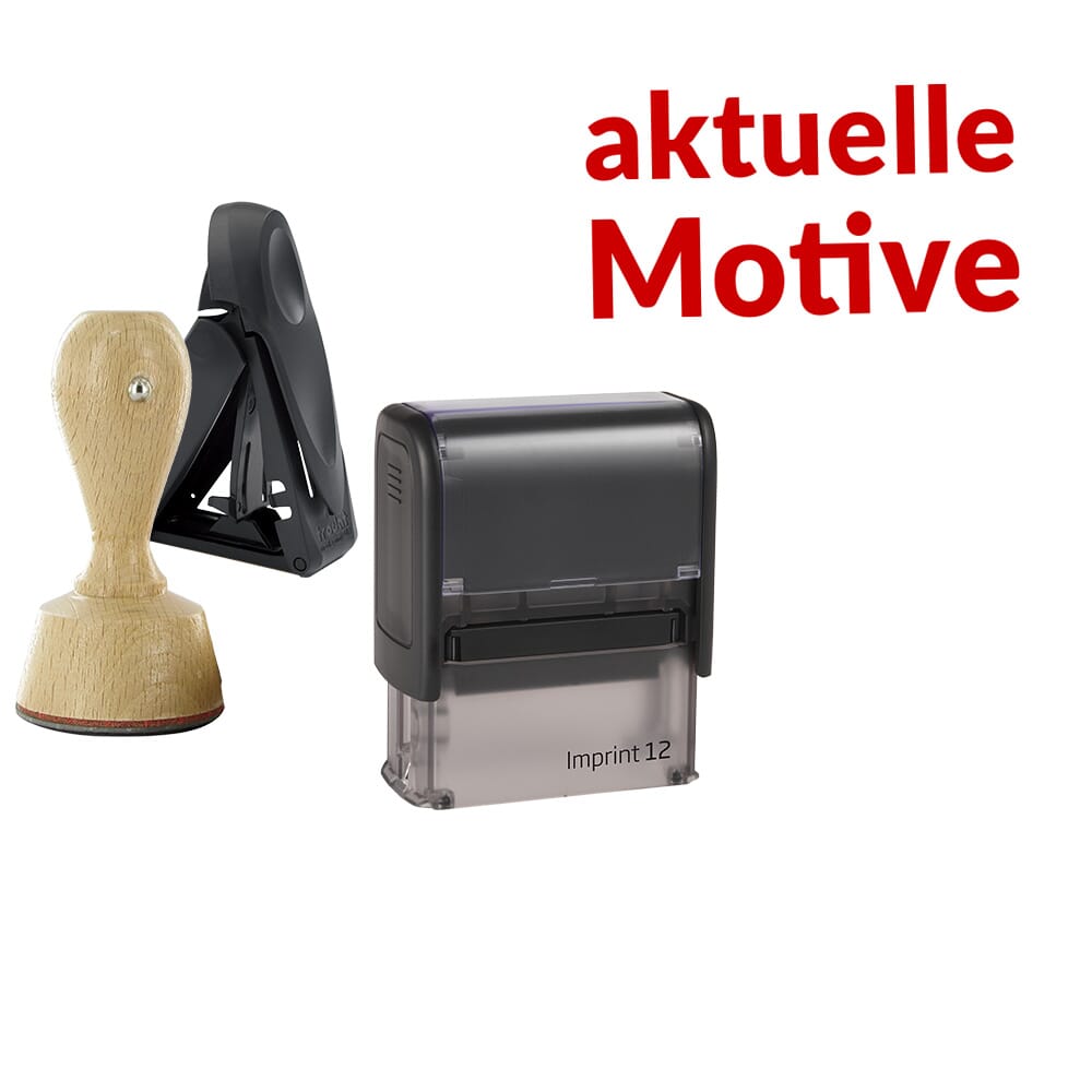 Stempel Mit Aktuellen Motiven Stempel Fabrik De