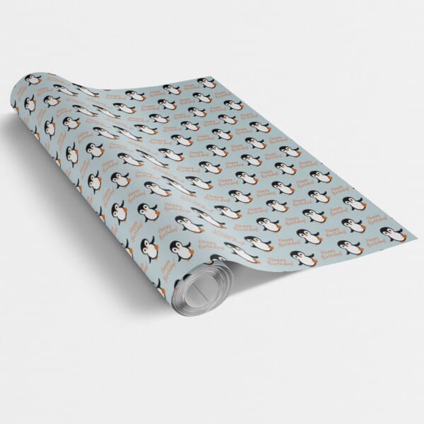 Geschenkpapier für Kinder individuell (Rolle 120x80 cm)