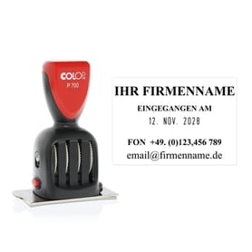 Plattenstempel Datum