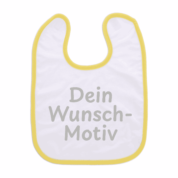 Babylätzchen mit Klettverschluss mit Kindermotiv &amp; individuellem Druck