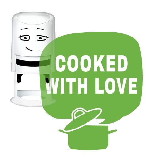 NIO Stempelmotiv - cooked with love - cooking pot