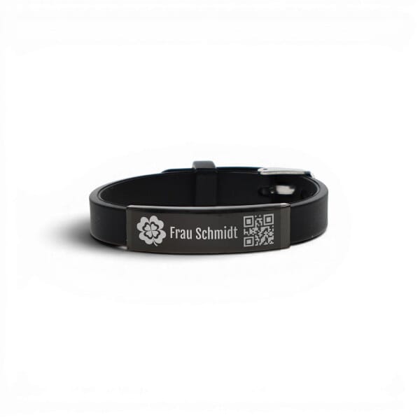 SOS-Armband für Kinder und Senioren mit QR-Code