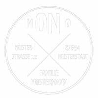 Monogramm-Prägezange rund - Kreativ und sauber