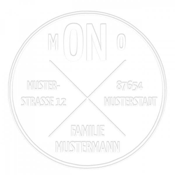 Monogramm-Prägezange 51 mm rund - Kreativ und sauber