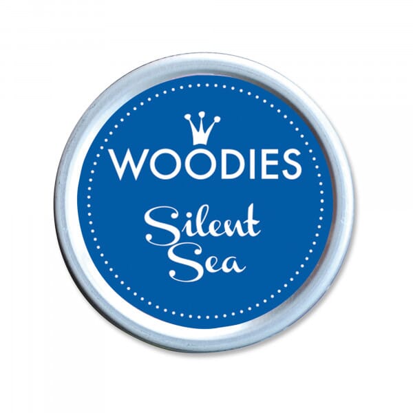 Woodies Stempelkissen Blau – Silent Sea / Fingerabdruck Stempelkissen