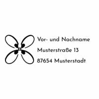 Monogrammstempel - Schmetterling - Trodat 4915