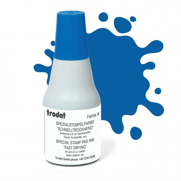 Trodat Stempel-Farbe 7021 – schnelltrocknende Stempelfarbe 25 ml