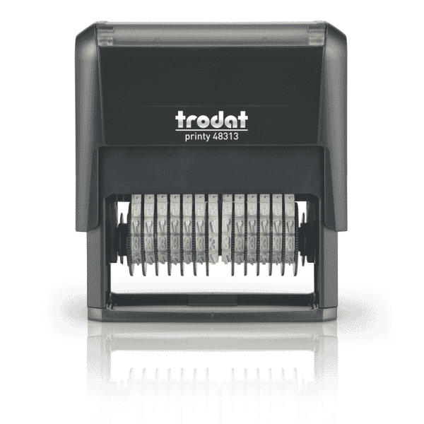 Trodat Printy 48313 Ziffernbänderstempel (SH 3,8 mm - 13 Stellen)