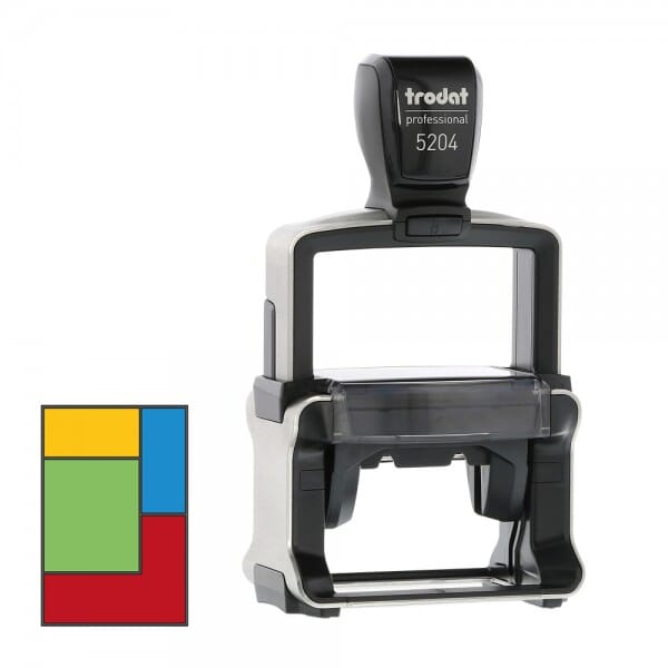 Mehrfarbstempel Trodat Professional 5204 MCI (56x26 mm - 6 Zeilen)