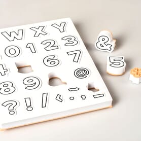 Moosgummi-Stempel