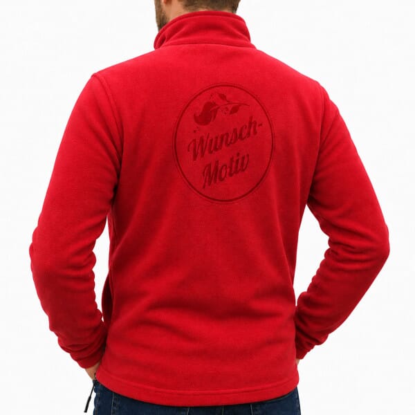 Herren-Fleecejacke mit individueller Gravur