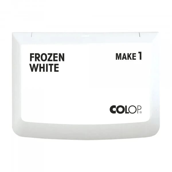 COLOP Stempelkissen MAKE 1 &quot;frozen white&quot; (90x50 mm)