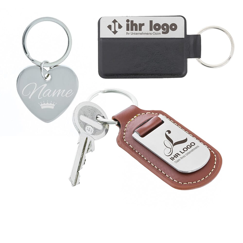 Porte-clés Gravé Personnalisable Thème Artisan - Métal Chromé, Allemagne