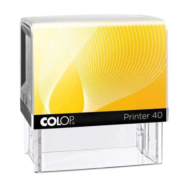 Firmenstempel Colop Printer 40 (59x23 mm - 6 Zeilen)