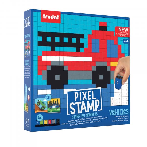 Trodat Pixel Stamps Set – Fahrzeuge