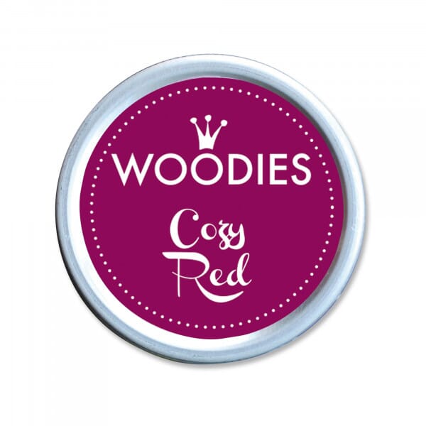 Woodies Stempelkissen Dunkelrot – Cozy Red / Fingerabdruck Stempelkissen