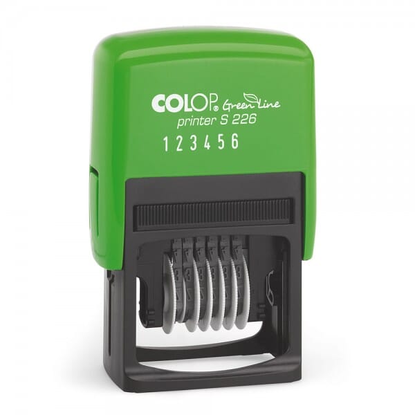 Colop Printer S 226 Green Line (SH 4 mm - 6 Stellen)